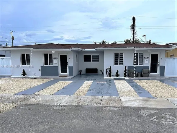 a view of a house with a patio