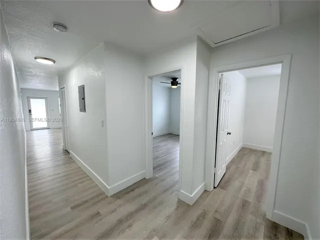 wooden floor in a gallery