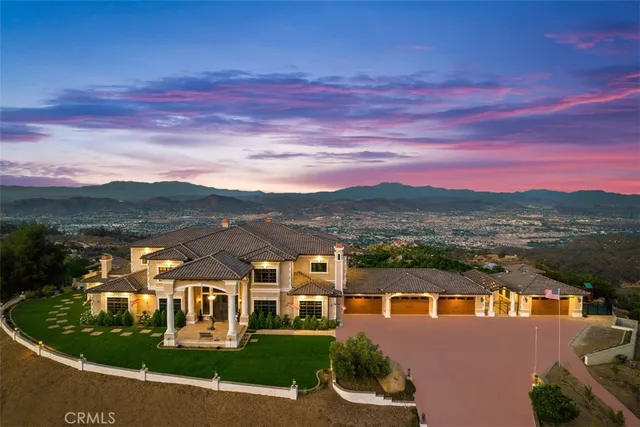 a living room with furniture a fireplace and potted plants