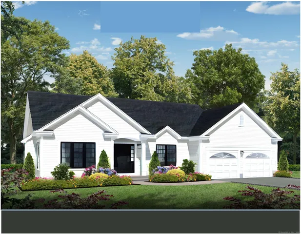 a view of house with yard and green space