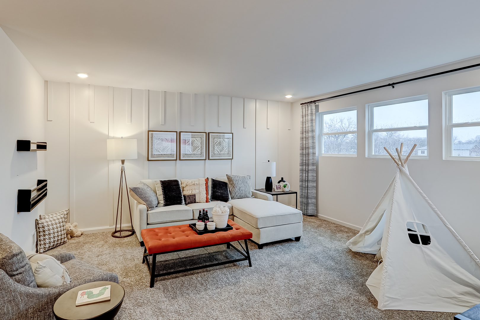 313 Monica Lane Oswego, IL 60543 - Photo 23 of 34 a bedroom with furniture and a large window