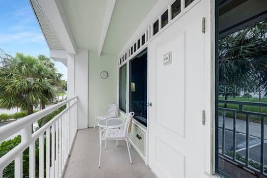 611 Destiny Drive, Unit 210 Ruskin, FL 33570 - Photo 17 of 48 a view of balcony with furniture