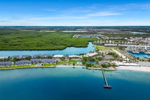 611 Destiny Drive, Unit 210 Ruskin, FL 33570 - Photo 8 of 48 a view of a city with an ocean