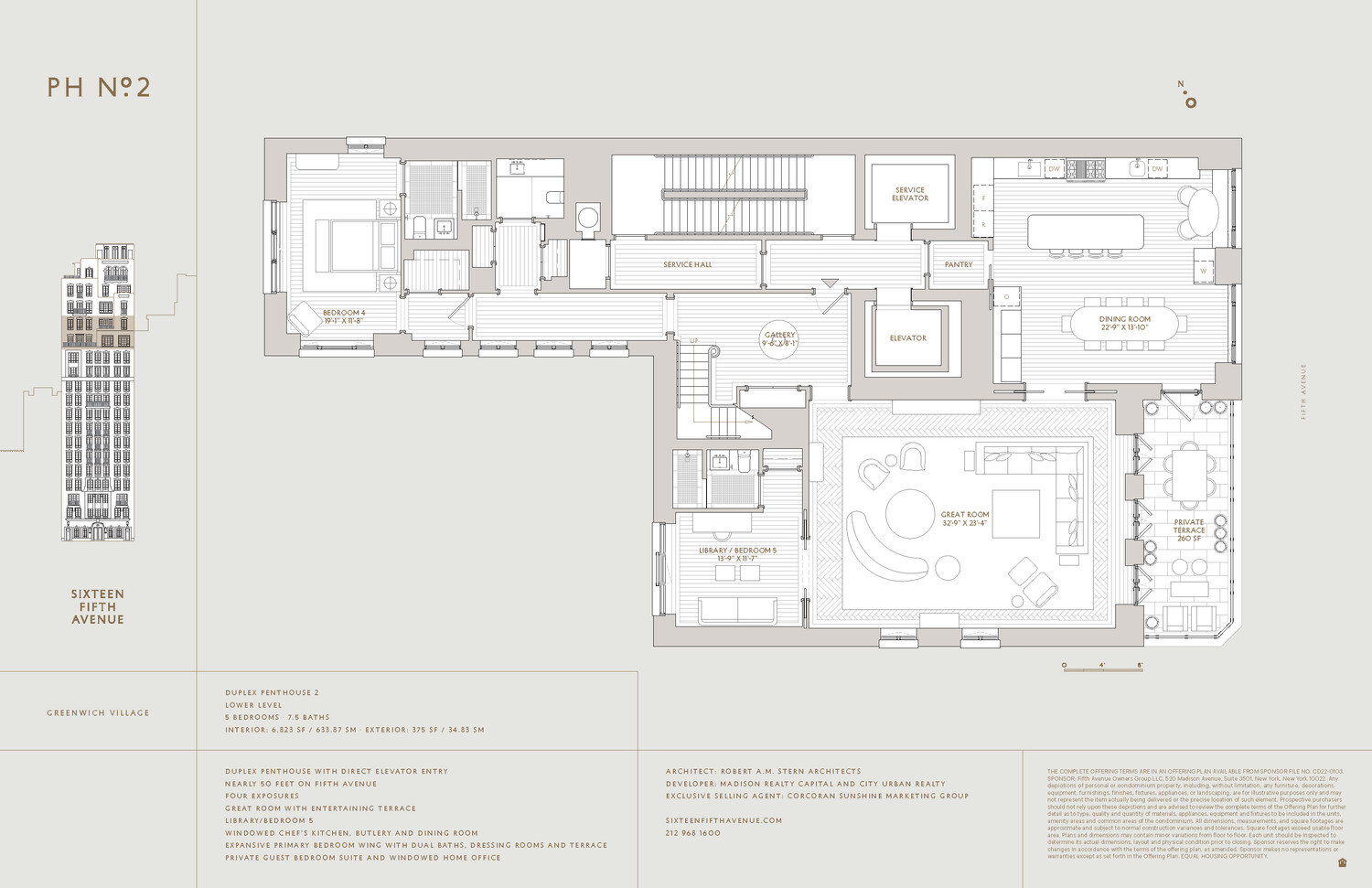 16 5th Avenue, Unit PH2 Manhattan, NY 10011 - Photo 9 of 10