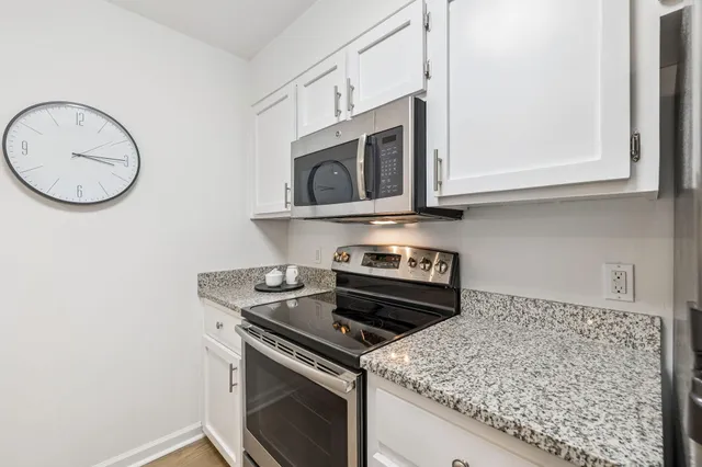 a view of a hallway with elevator