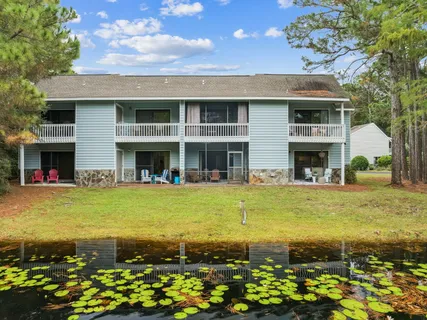 an aerial view of residential house with outdoor space