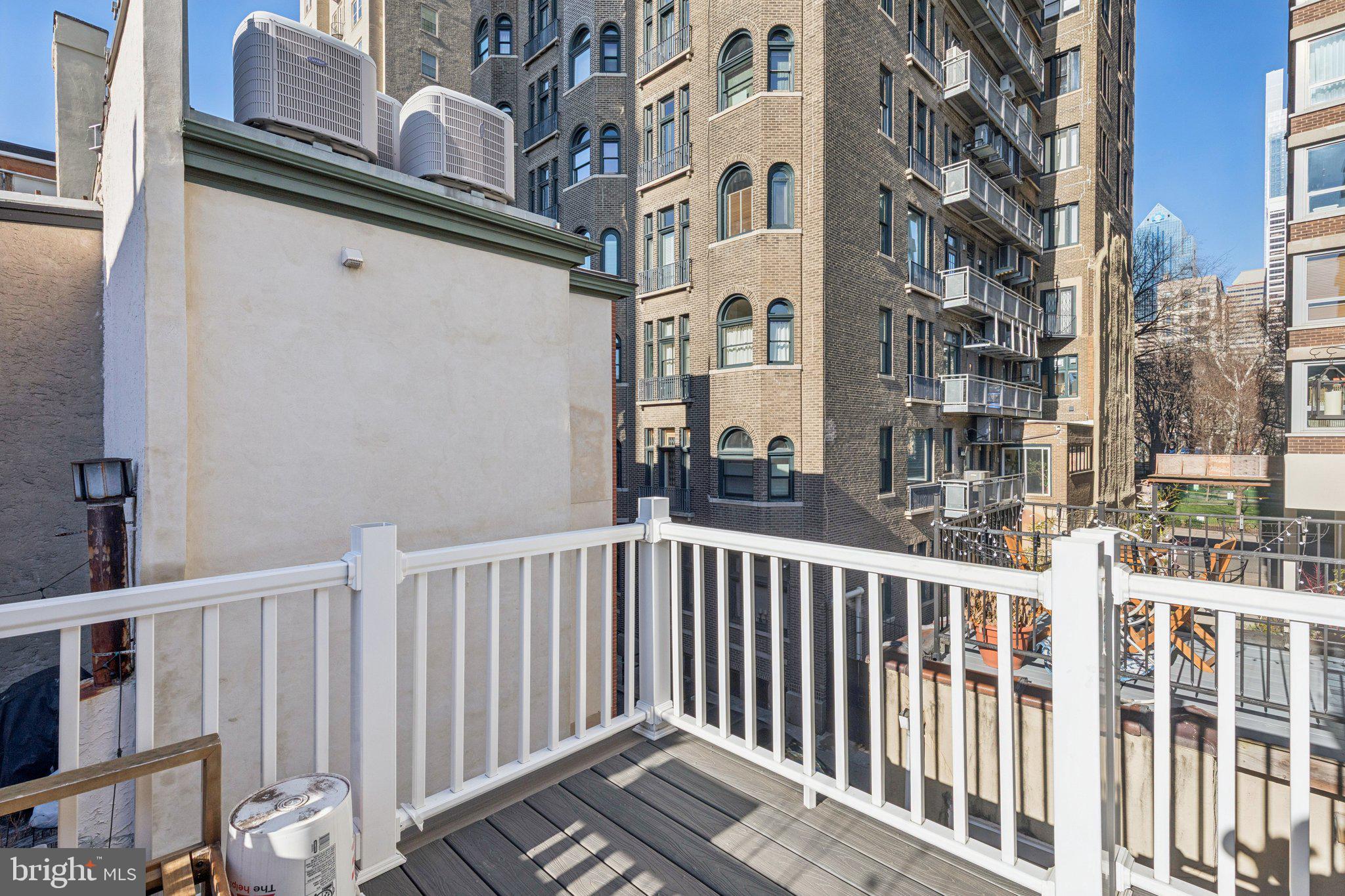 1830 R Manning Street, Unit 2 Philadelphia, PA 19103 - Photo 15 of 32 a view of a street from a balcony