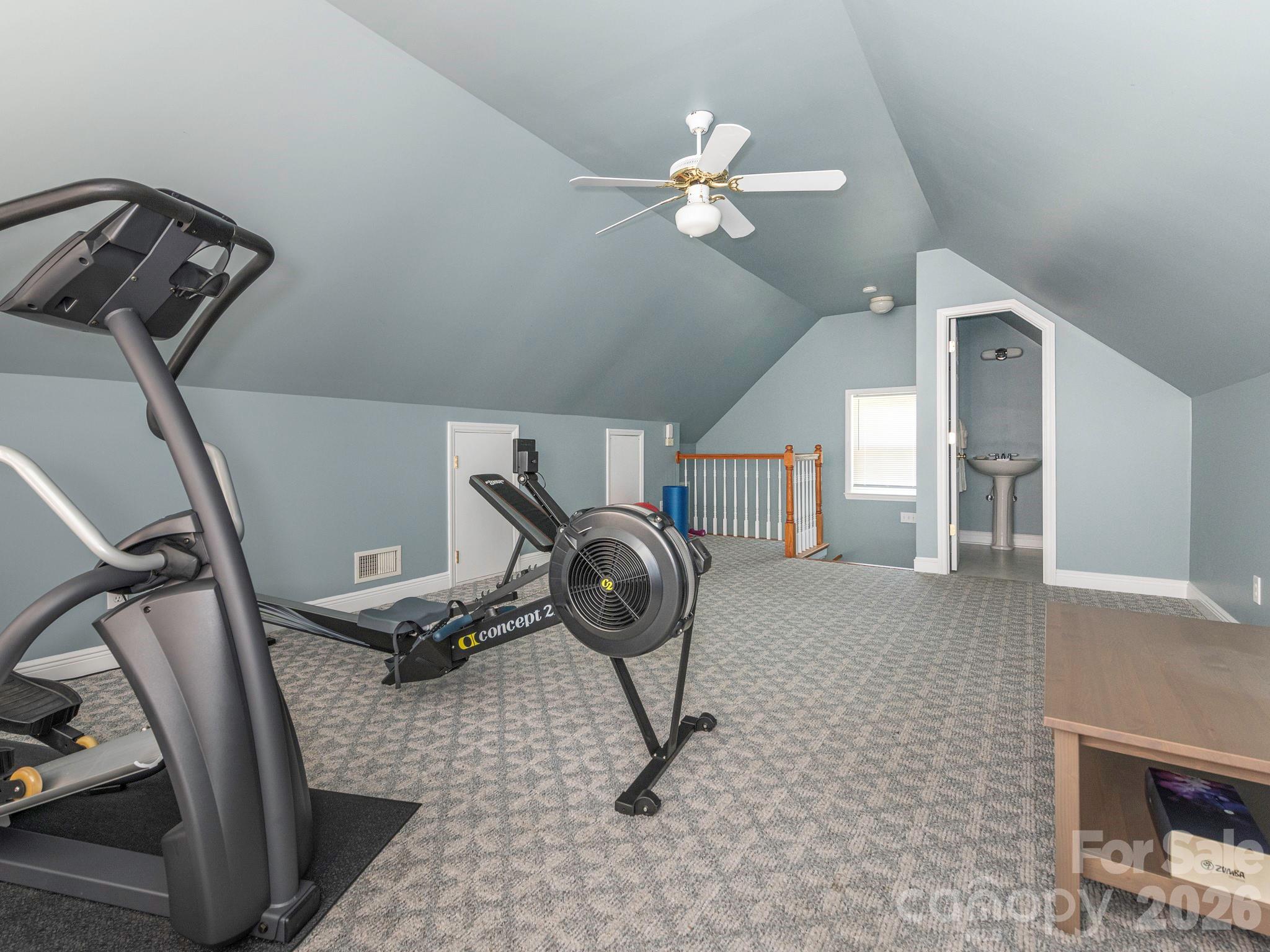 4440 Hucks Road Charlotte, NC 28269 - Photo 34 of 45 a view of a room with gym equipment