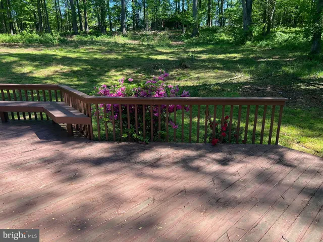 a view of a street with a yard
