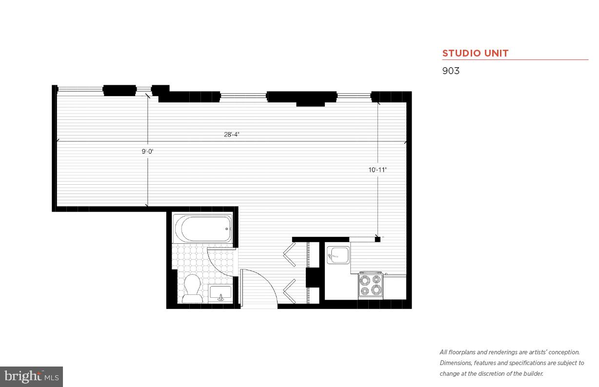 201 South 13th Street, Unit 704 Philadelphia, PA 19107 - Photo 14 of 23 a picture of a floor plan