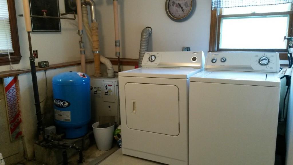 80 Winthrop Center Road Winthrop, ME 04364 - Photo 19 of 31 laundry room with tile floor and on...