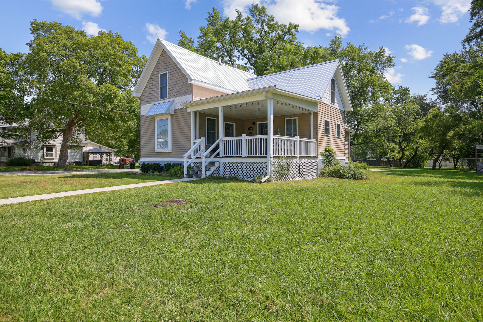 664 North Macon Street Bement, IL 61813 - Photo 23 of 24 a front view of house with yard and green space