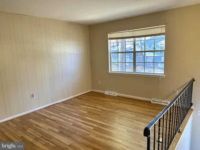 a view of a room with an empty space