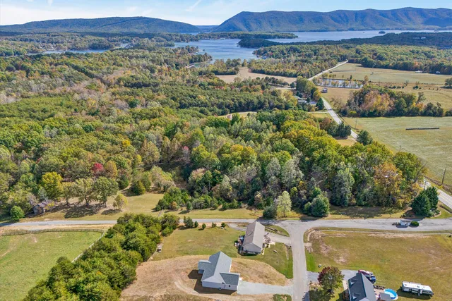 a view of an empty room with a ceiling fan