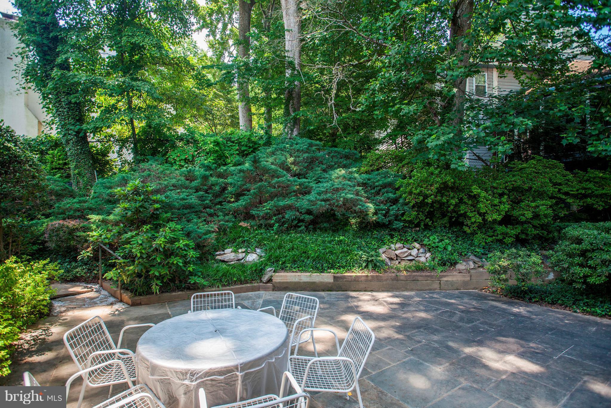 7204 Helmsdale Road Bethesda, MD 20817 - Photo 29 of 30 Lovely patio and wooded surroundings!