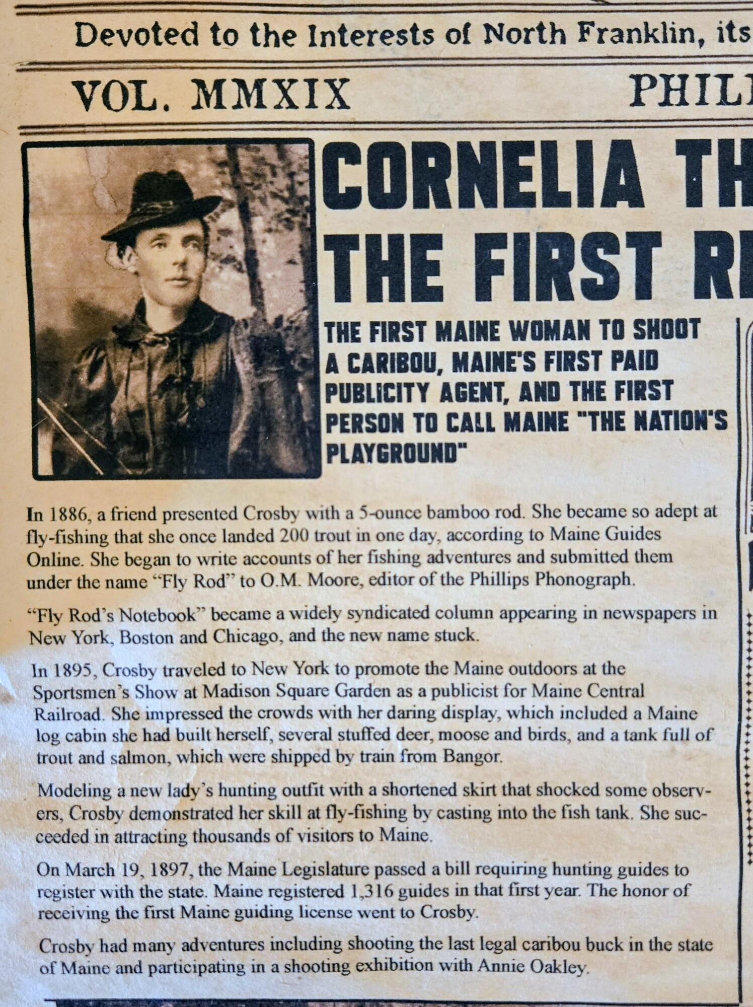 11 Pleasant Street Phillips, ME 04966 - Photo 65 of 66 Birthplace of Cornilia "Fly Rod" Crosby