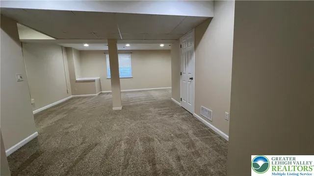 a view of a staircase