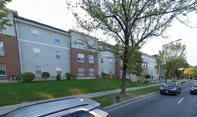 a garden view with a seating space and garden