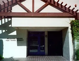 a view of front door