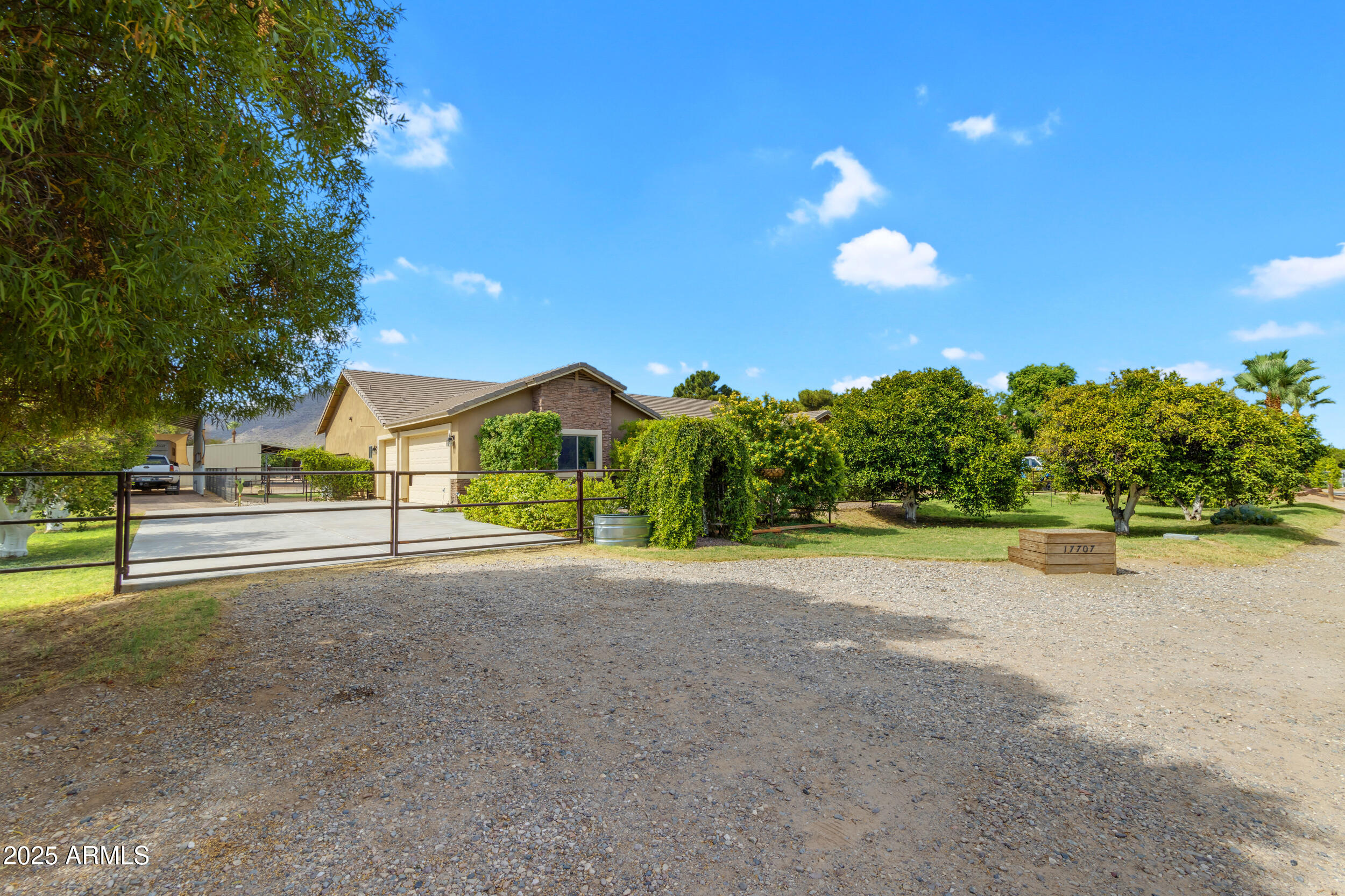 17707 East Stacey Road Queen Creek, AZ 85142 - Photo 3 of 89 a view of a house with a big yard and potted plants