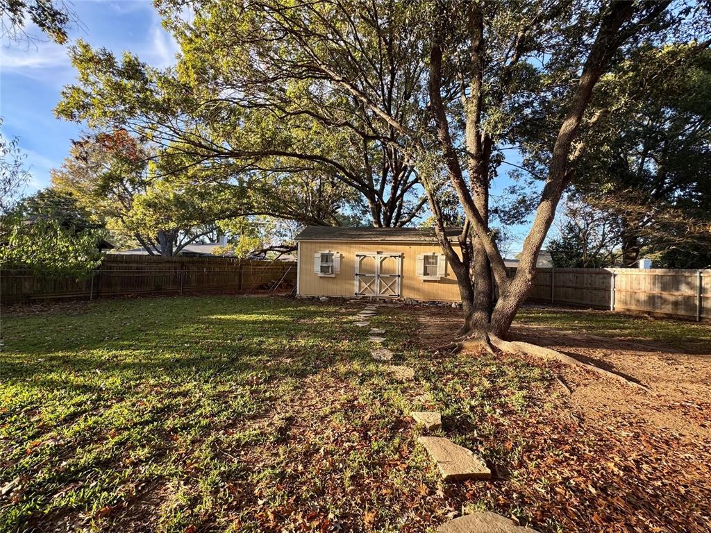 1116 Willow Creek Road Cleburne, TX 76033 - Photo 20 of 25 a tree in the middle of a yard