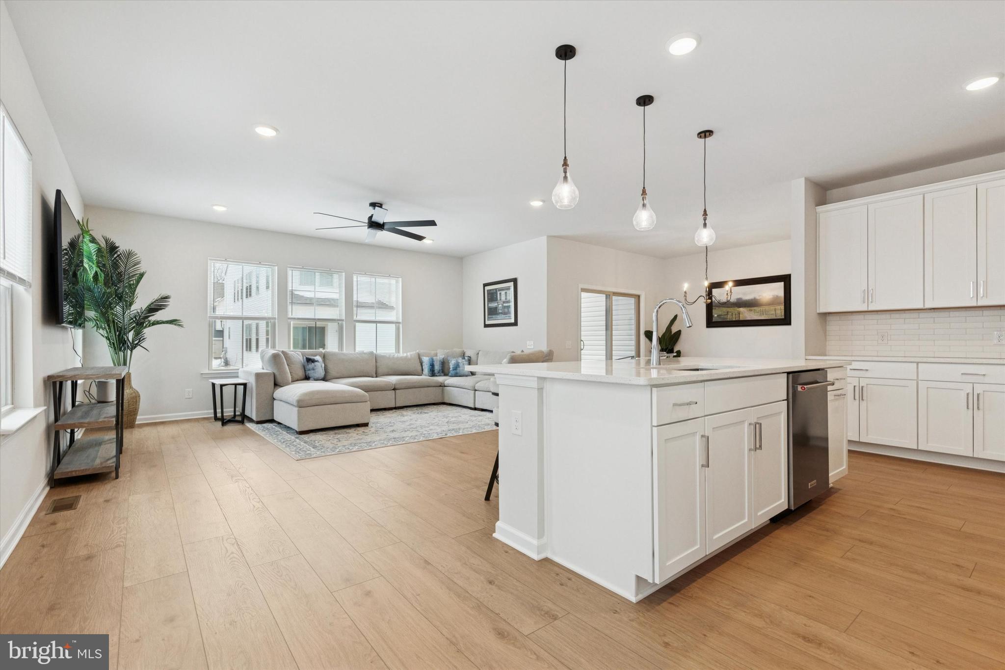619 Liberty Ridge Road Horsham, PA 19044 - Photo 2 of 30 a large white kitchen with window and white cabinets