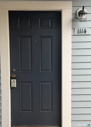 a view of front door