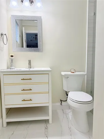 a view of a backyard with a garden