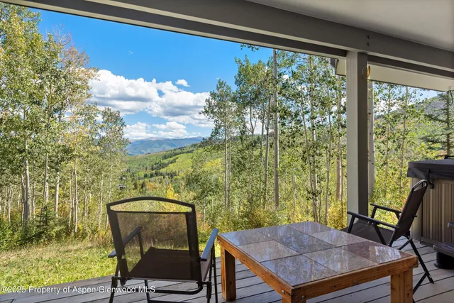 a view of a bunch of flowers in middle