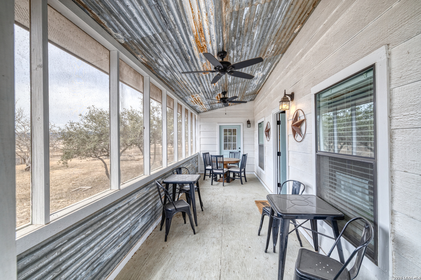 1674 Flat Rock Road Rio Frio, TX 78879 - Photo 12 of 39 a view of dining room with furniture window and outside view