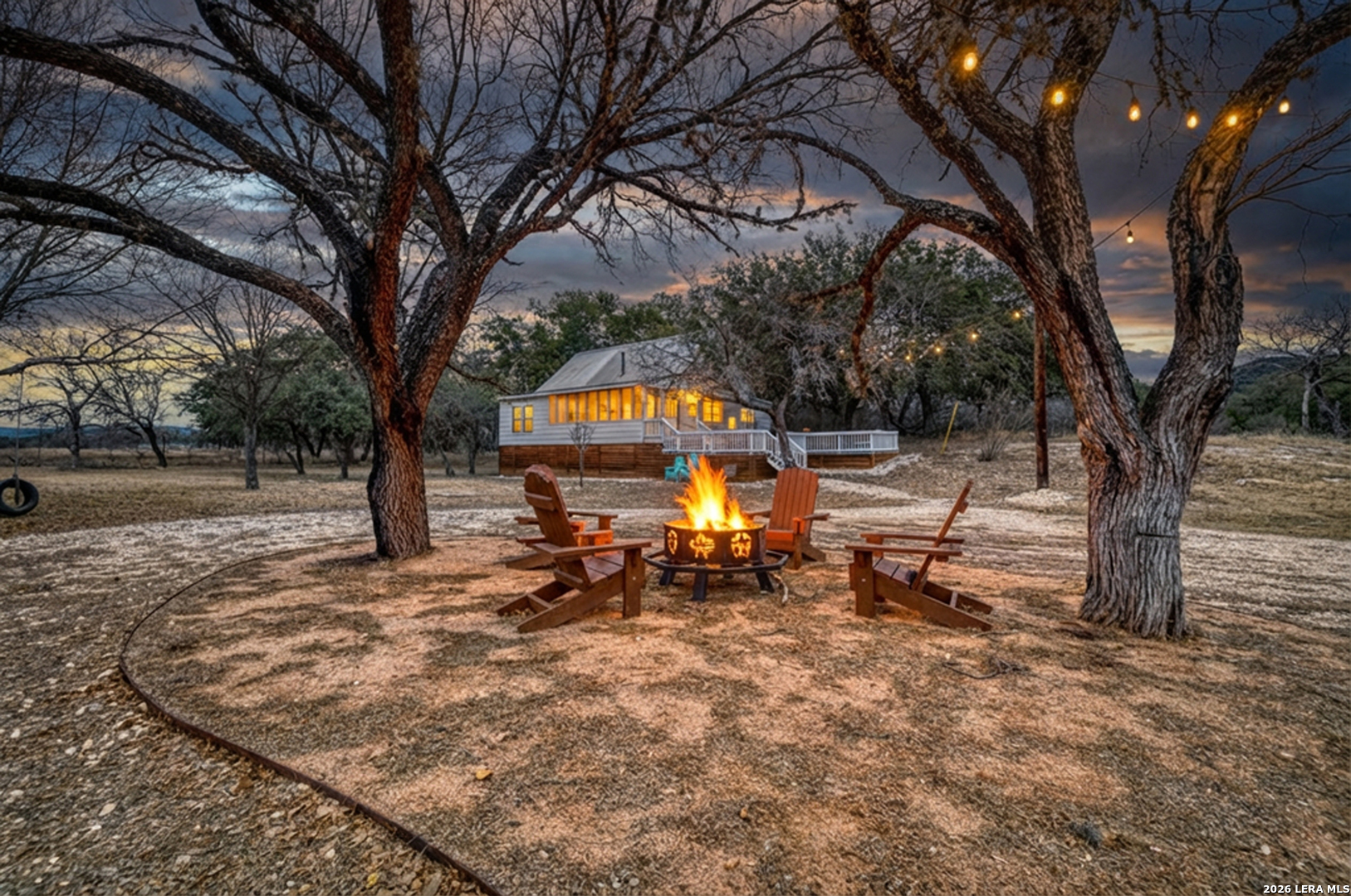 1674 Flat Rock Road Rio Frio, TX 78879 - Photo 5 of 39 a view of outdoor space with swimming pool and sitting space