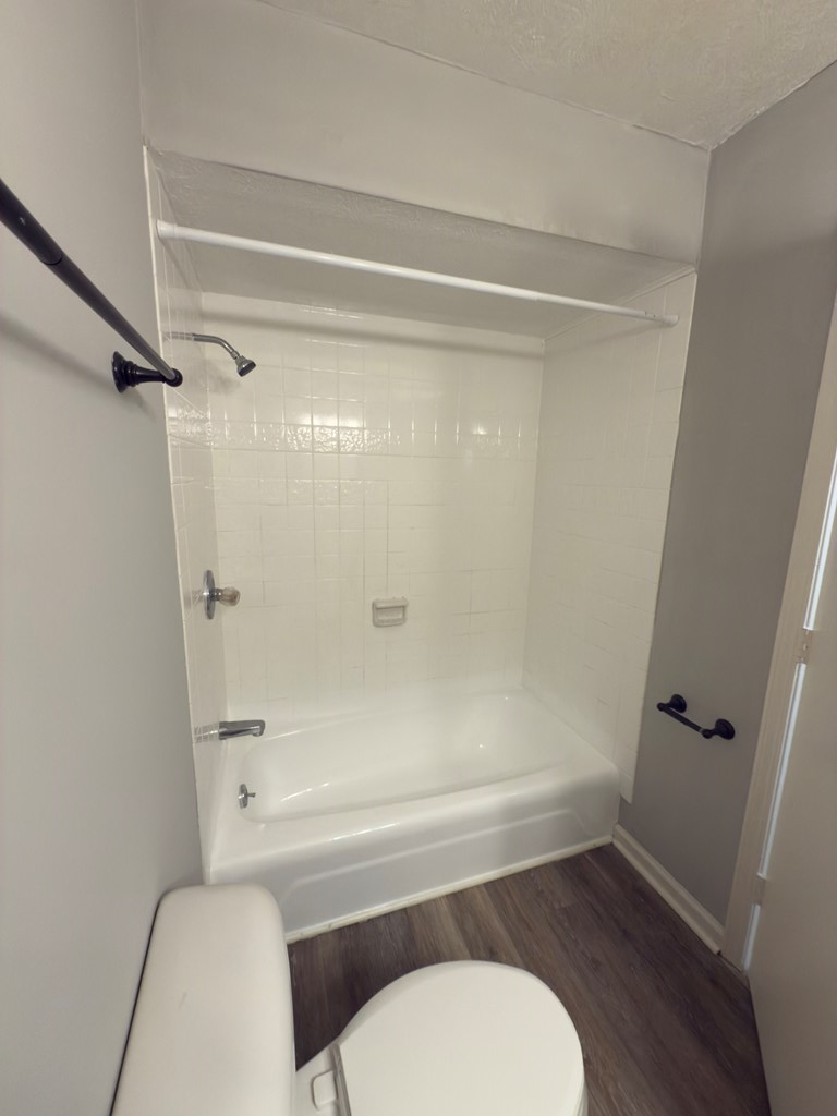 5829 Moon Road Columbus, GA 31909 - Photo 14 of 20 a bathroom with a toilet and a shower