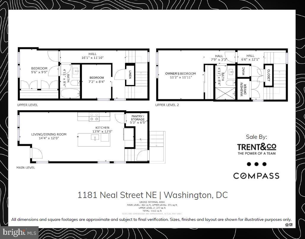 1181 Neal Street Northeast Washington, DC 20002 - Photo 19 of 19 Floor plan