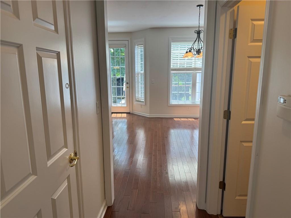 523 East Vanderbilt Drive Mars, PA 16046 - Photo 12 of 32 a view of a hallway with wooden floor and windows