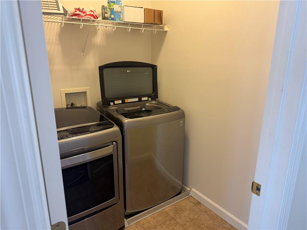 523 East Vanderbilt Drive Mars, PA 16046 - Photo 18 of 32 a utility room with dryer and washer