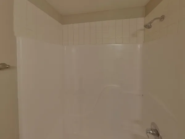 a close up of a shower