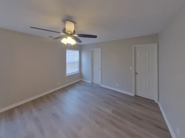 a window in an empty room