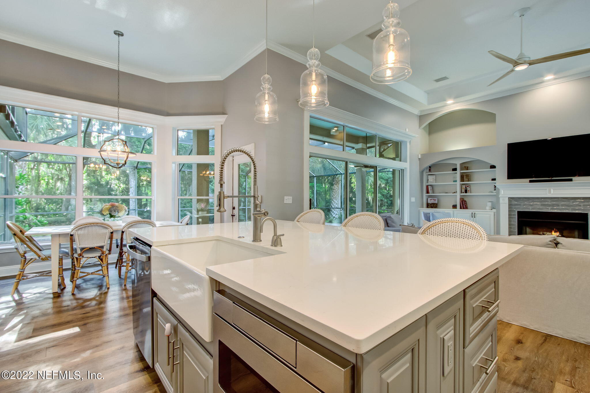 772 Mill Stream Road Ponte Vedra Beach, FL 32082 - Photo 13 of 57 a view of kitchen with sink and wooden floor