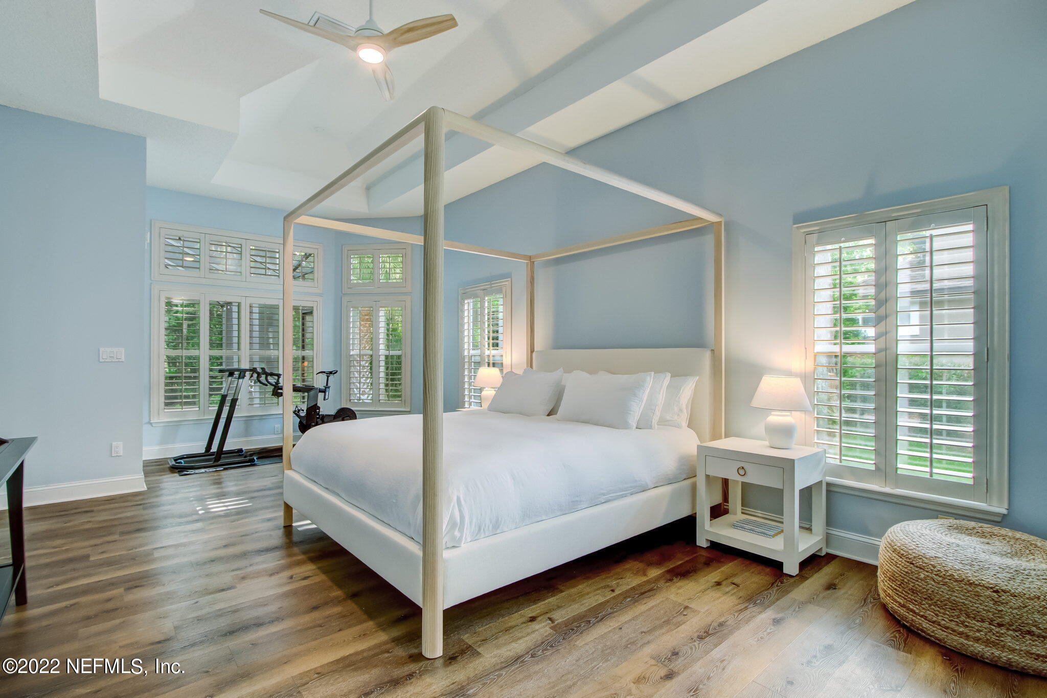 772 Mill Stream Road Ponte Vedra Beach, FL 32082 - Photo 21 of 57 a bedroom with a bed and large window