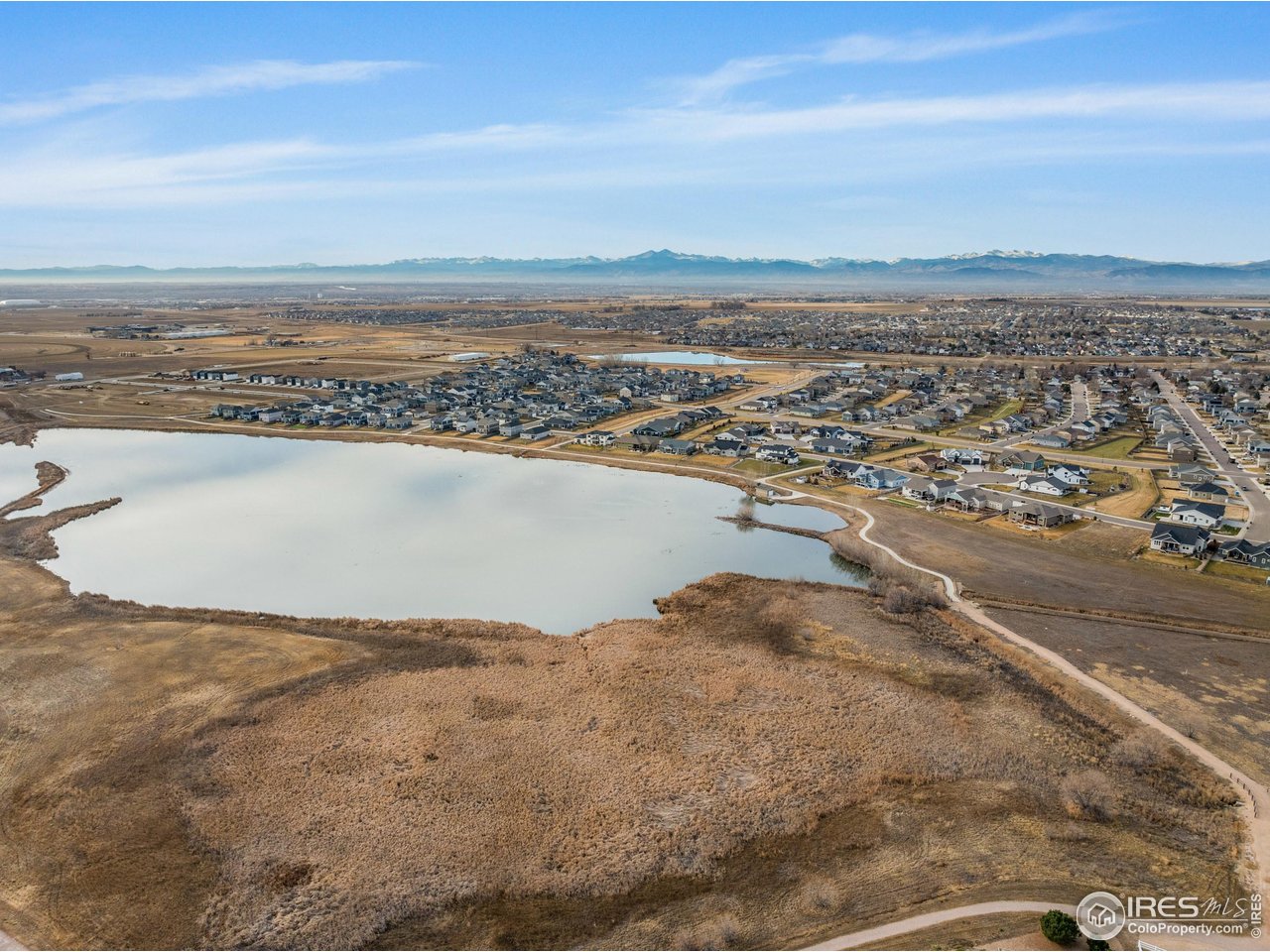 421 Harrow Street Severance, CO 80550 - Photo 34 of 47 Nearby walking trail & pond