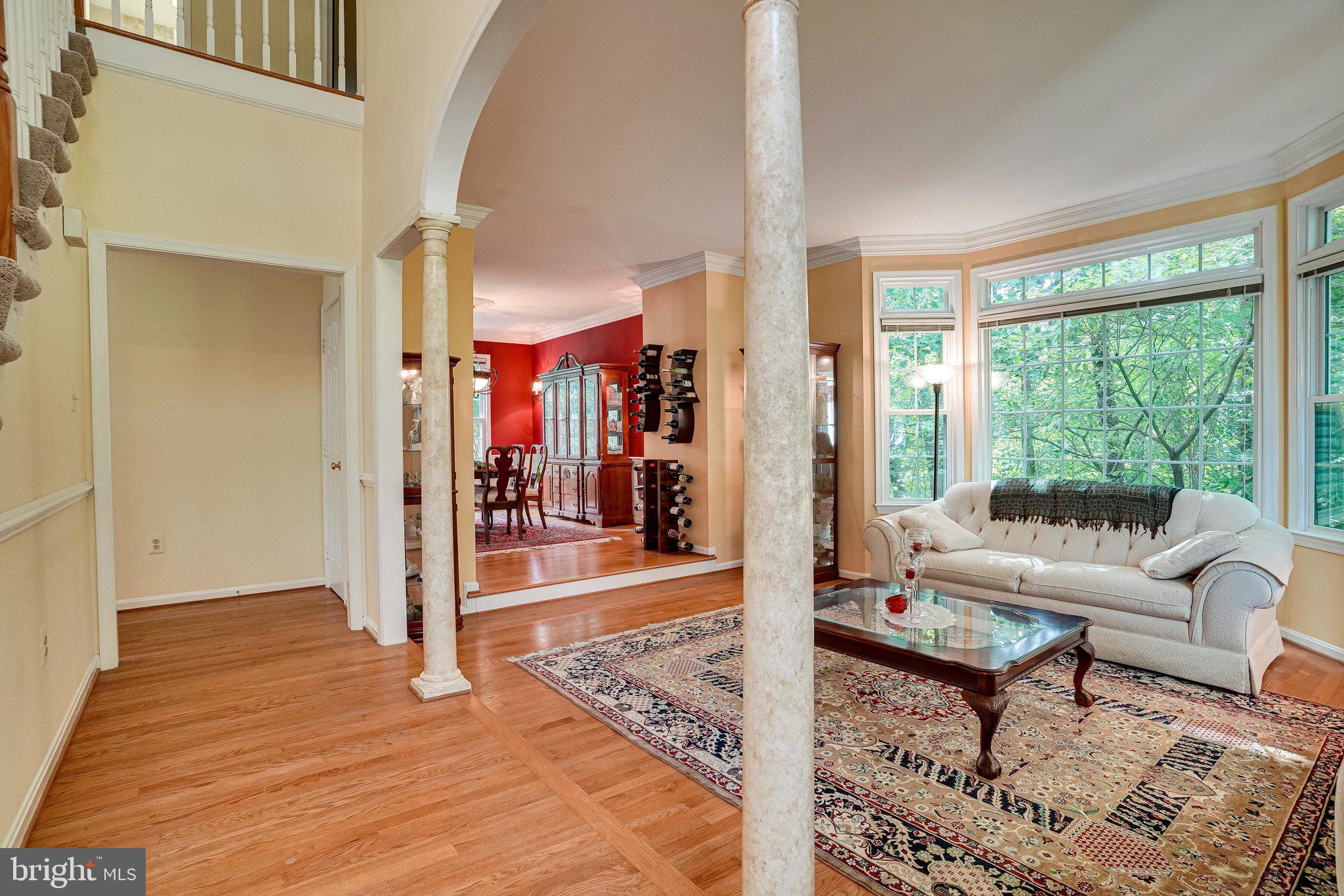 8529 Silverview Drive Lorton, VA 22079 - Photo 18 of 86 Entry Foyer and Living and Dining Rooms