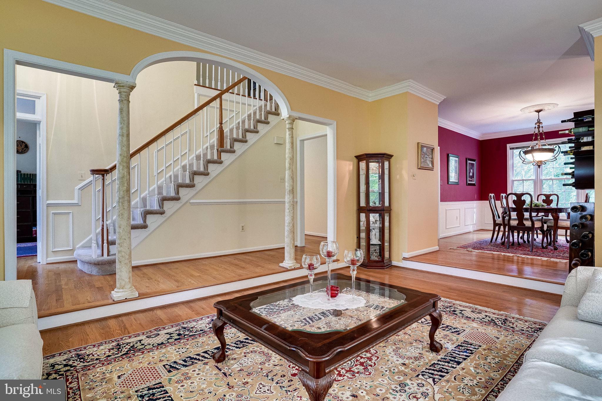 8529 Silverview Drive Lorton, VA 22079 - Photo 19 of 86 Living Room with View of the Foyer and Dining Room