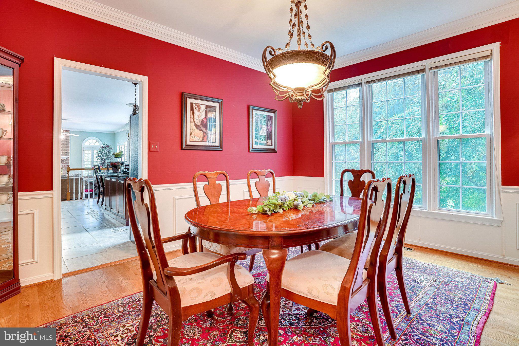 8529 Silverview Drive Lorton, VA 22079 - Photo 25 of 86 Dining Room with View of Kitchen and Family Room