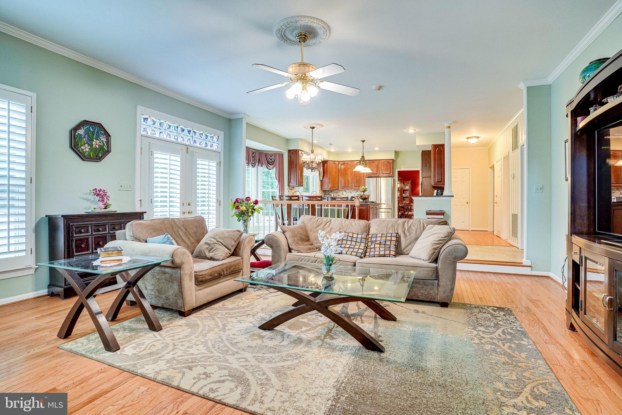 8529 Silverview Drive Lorton, VA 22079 - Photo 49 of 86 Family Room with View of Kitchen