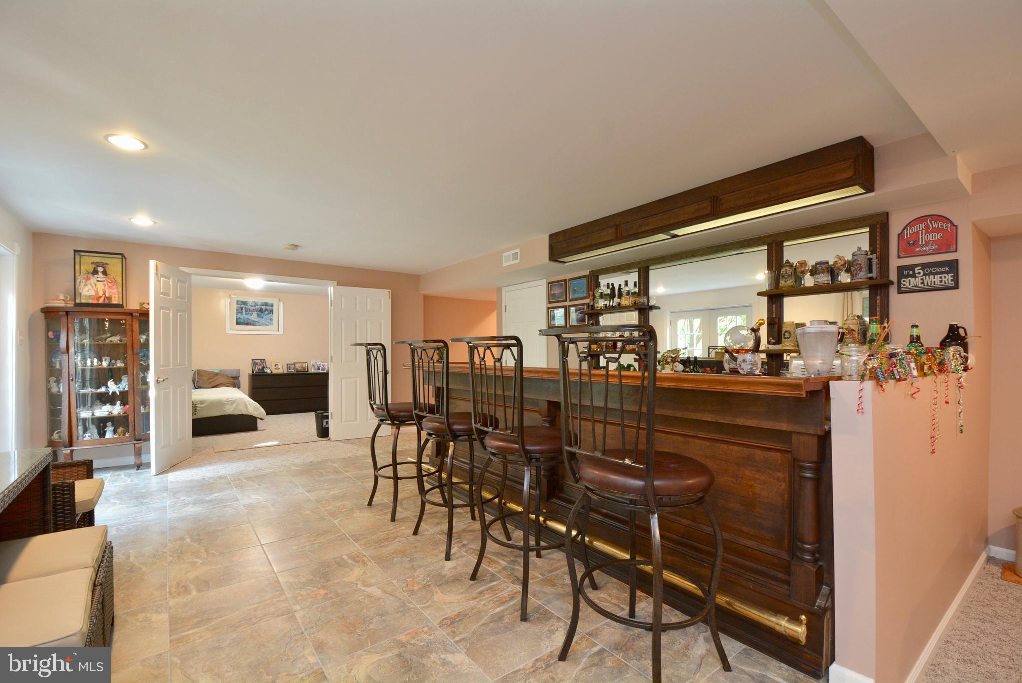 8529 Silverview Drive Lorton, VA 22079 - Photo 82 of 86 Wet Bar with view of 5th Bedroom