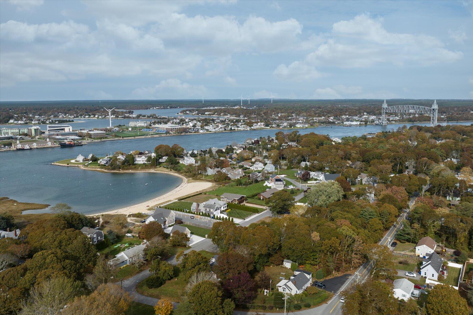 19 Mashnee Road Bourne, MA 02532 - Photo 45 of 46 an aerial view of residential houses with outdoor space
