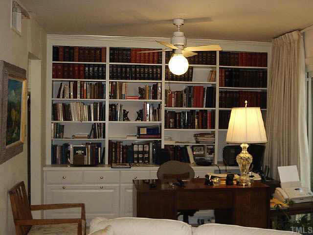 1786 Quail Ridge Road Raleigh, NC 27609 - Photo 7 of 10 CUSTOM BUILT SHELVES & CABINETS IN THIS OFFICE NICHE*PLENTY OF NATURAL LIGHT FROM WALL OF WINDOWS* Other