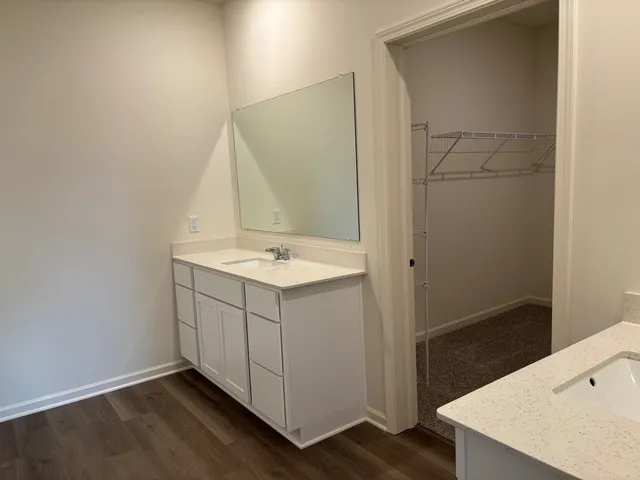 wooden floor in an empty room