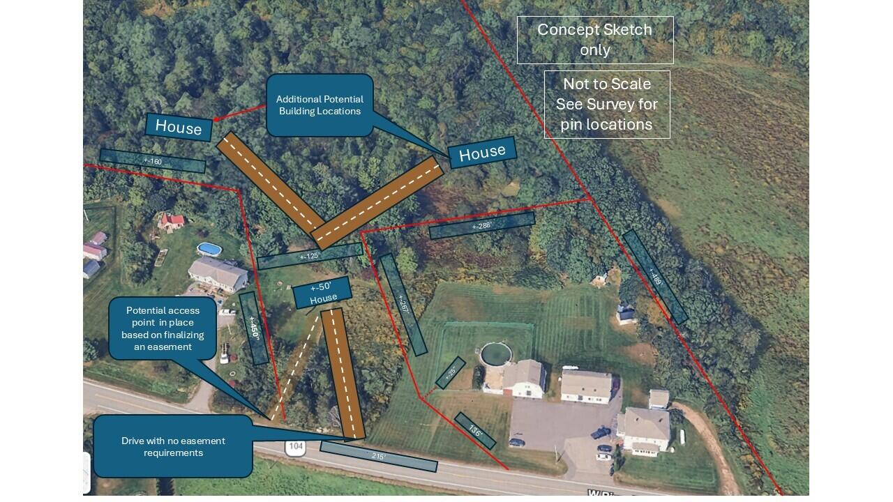 M6-l24f West River Road Augusta, ME 04330 - Photo 26 of 29 Lot layout Sketch with measurements