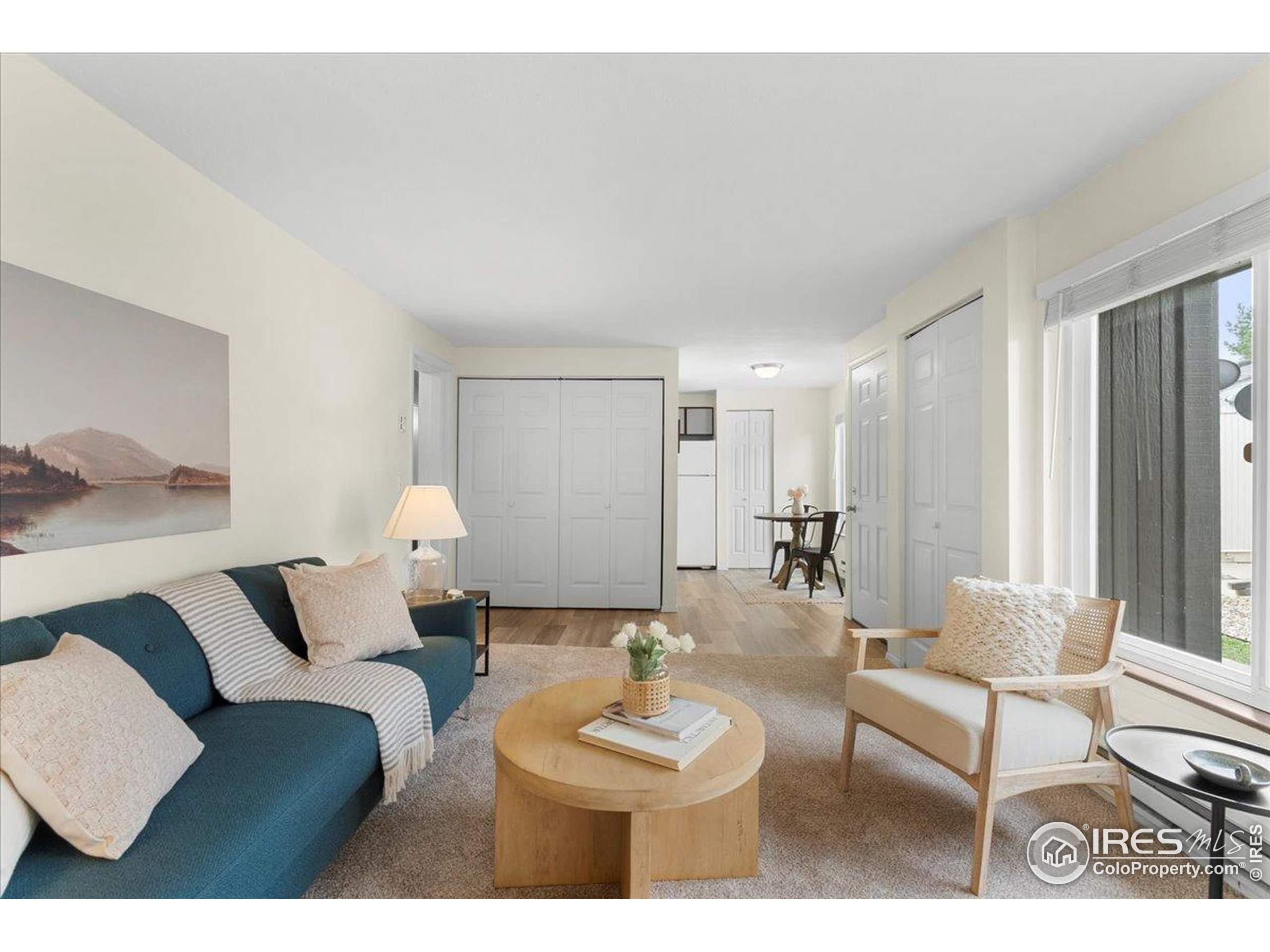 1204 Pomona Street, Unit S & T Fort Collins, CO 80521 - Photo 12 of 40 a living room with furniture and a table